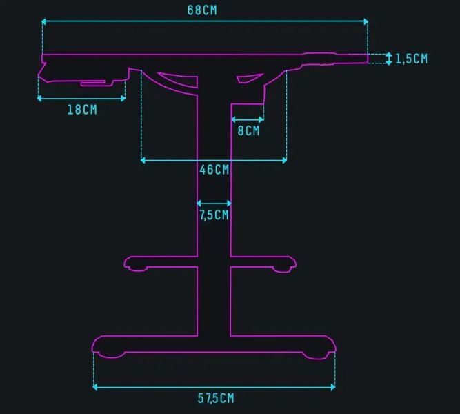 Геймерський ігровий стіл Ultradesk Level V2 Green 510500 фото
