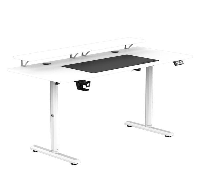 Геймерский игровой стол Ultradesk Highlander XXL White (UDESK-HGXL-WT) 528521 фото