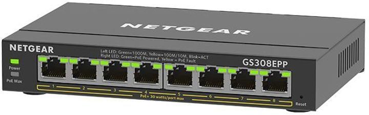 Комутатор керований рівня 2 Netgear GS308EP (GS308EP-100PES) 465720ua фото