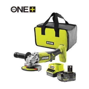 Болгарка (кутова шліфувальна) Ryobi ONE+ RAG18125-1C40S (5133005643) 632625ua фото