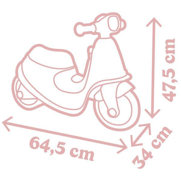 Детская каталка Smoby Розовый (721008) 643970 фото