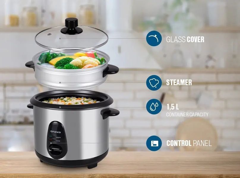 Мультиварка Orava MH-05 Silver 586832 фото