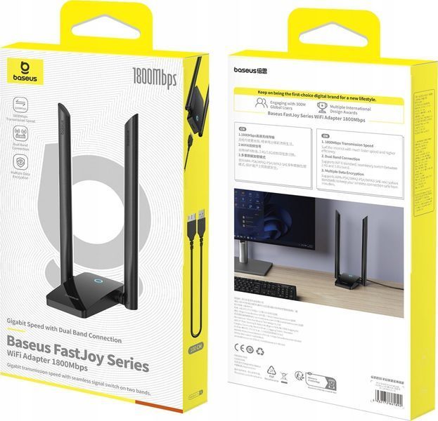 Wi-Fi адаптер Baseus FastJoy (B01317600111-06) 549705 фото