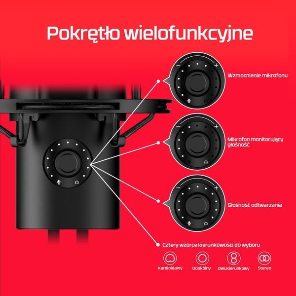 Микрофон для ПК/ для стриминга, подкастов HyperX QuadCast 2 Black (872V1AA) 526723 фото