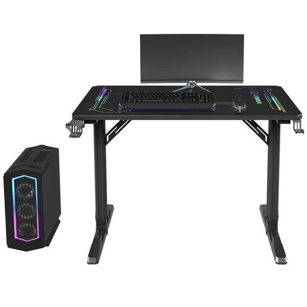 Геймерський ігровий стіл Ultradesk Freeze V2 Black 568049 фото