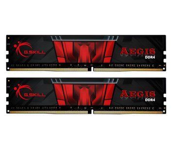Память для настольных компьютеров G.Skill 16 GB (2x8GB) DDR4 2666 MHz Aegis (F4-2666C19D-16GIS) 338344ua фото