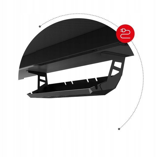 Геймерский игровой стол Huzaro Hero 4.8 RGB Black 514383 фото