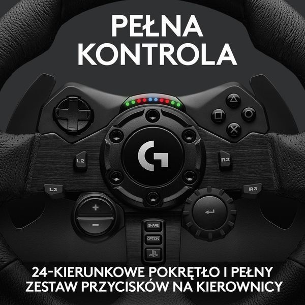 Комплект (кермо, педалі) Logitech G923 PS4/PC (941-000149) 312661ua фото