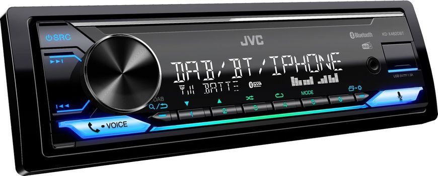 Бездискова MP3-магнітола JVC KD-X482DBT 565475 фото