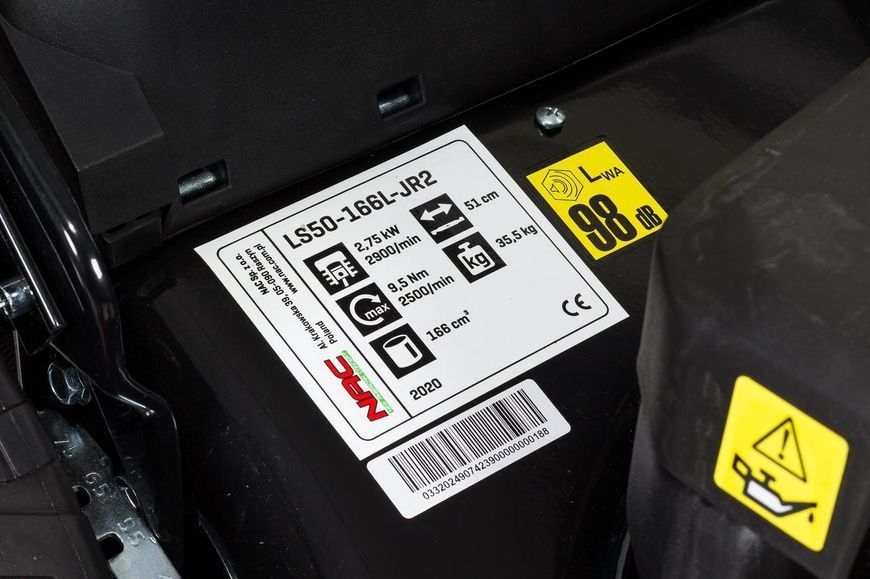 Газонокосарка бензинова NAC LS50-166L-JR2 Loncin 376249 фото