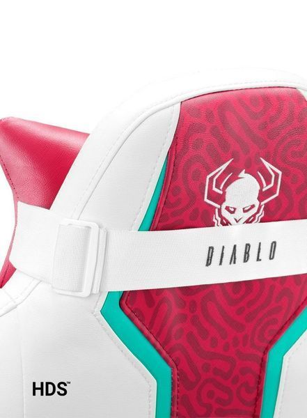 Комп'ютерне крісло для геймера Diablo Chairs X-One 2.0 Candy (L) Rose 352943 фото