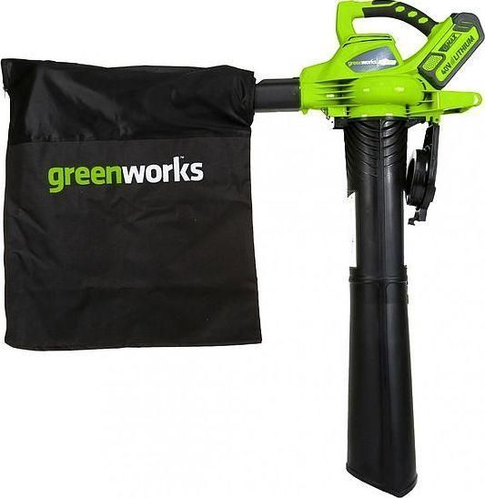 Садова повітродувка Greenworks GD40BV (GR24227) 474035 фото
