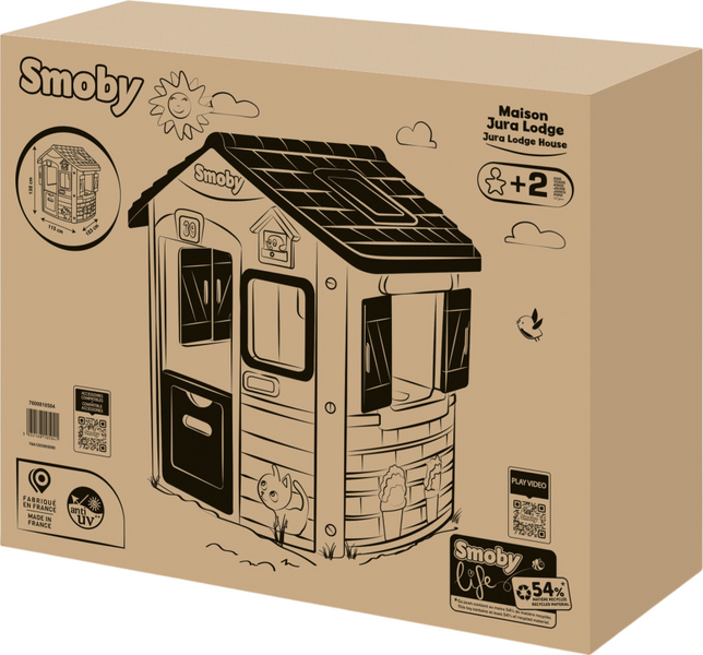 Ігровий будиночок Smoby Life Нео лісника зі ставнями (7600810504) 643986 фото
