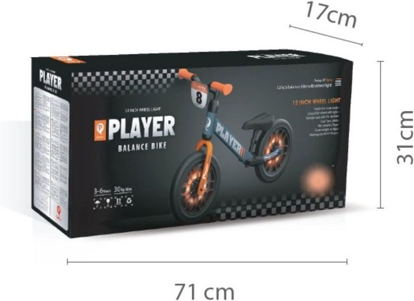 Беговел Qplay Player Orange (B-600Orange) 644066 фото